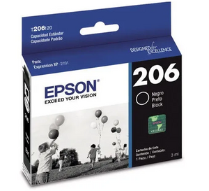 TINTA EPSON ORIGINAL MOD. T206120 NEGRO